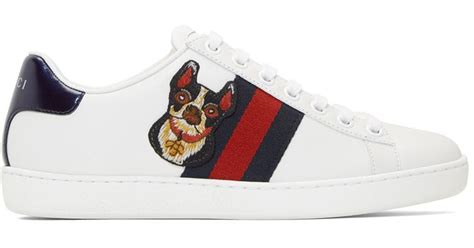 gucci sneakers with dog